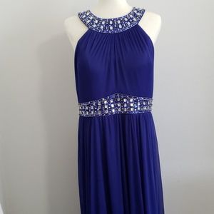 Royal Blue Formal Long Dress